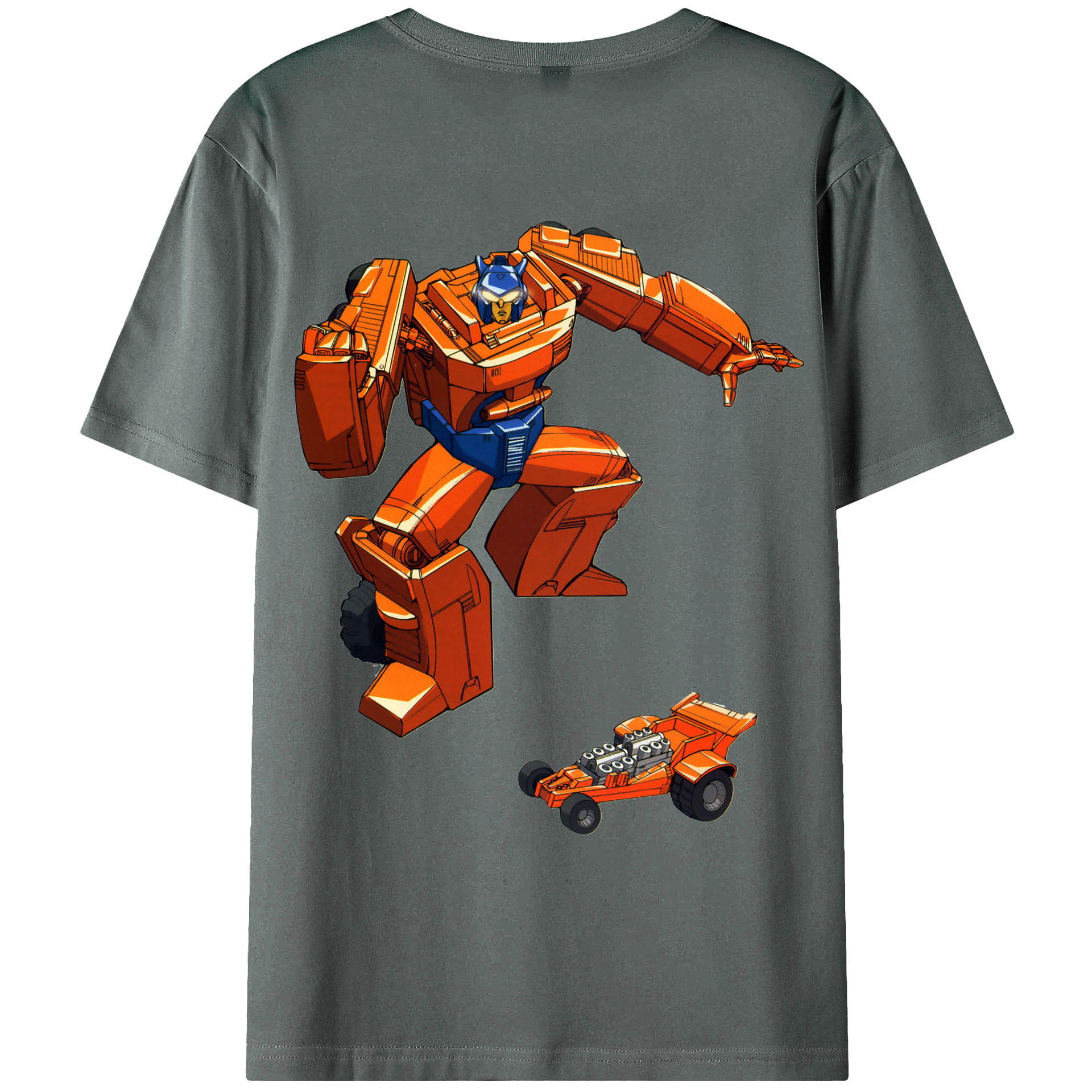 （画像用）  綿100％ メンズ半袖Tシャツ（バックプリント） 通気性